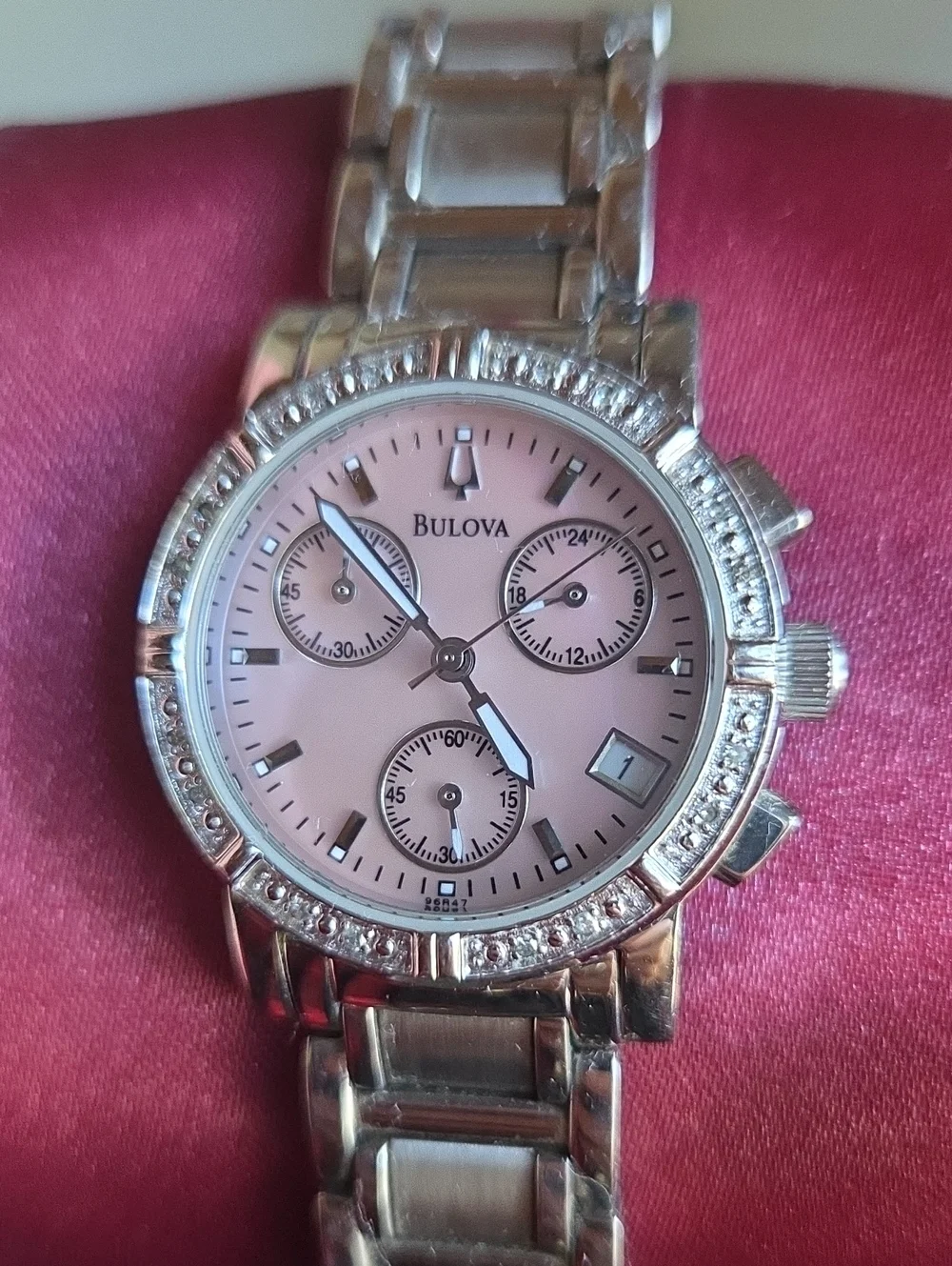 Women's Bulova Chronograph Diamond Watch